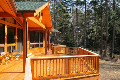 Rustic Cedar Single Story Home
