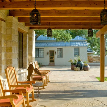 Rustic Hacienda Style Texas Ranch
