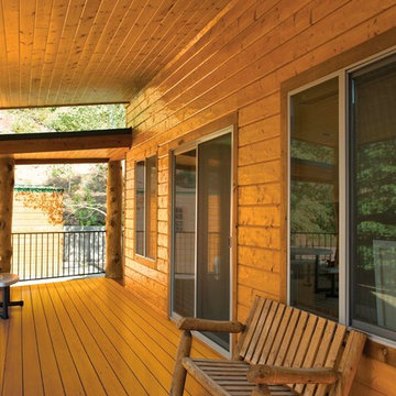 Rustic Natural Cedar Porch
