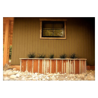 Rustic Ranch Entrance - Rustic - Porch - Toronto - by Owen Landscape ...