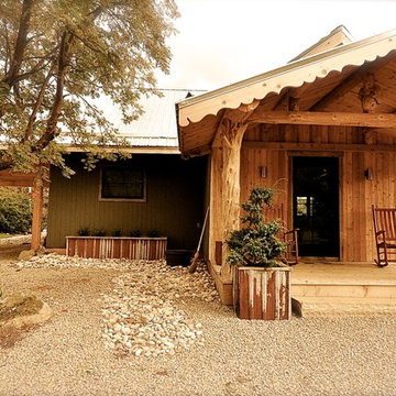 Rustic Ranch Entrance