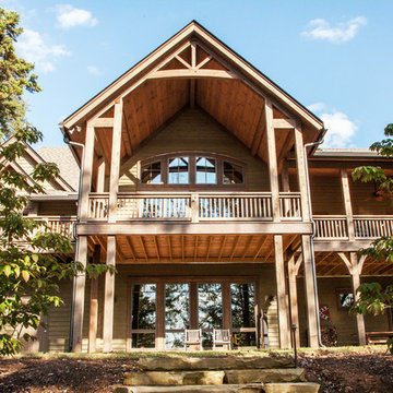 Rustic Rocky Springs Exterior Back View