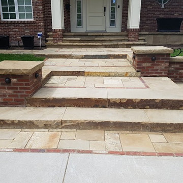 Sandstone front and back