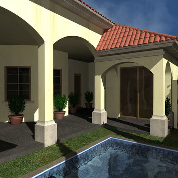 Sater Design Collection's 6553 "Gavello" Home Plan