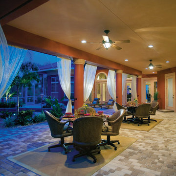 Sater Design Collection's 8055 "San Filippo" Home Plan