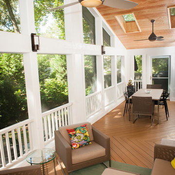 Screen Porch Addition-Interior Dining