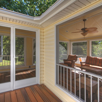 Screen Porch Addition with a Deck