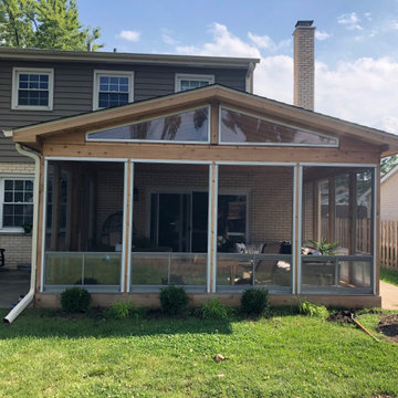 Screen Porch with Paver Floor in Arlington Heights, IL