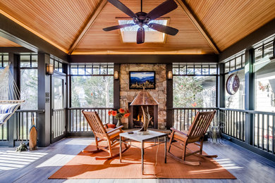 Screened-in Porch with a Sky View