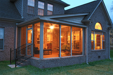 This is an example of a traditional porch design in Birmingham.