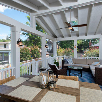 Screened Porch & Danver Outdoor Kitchen in Bethesda