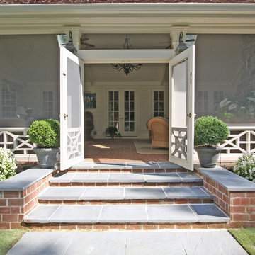Screened porch and pool