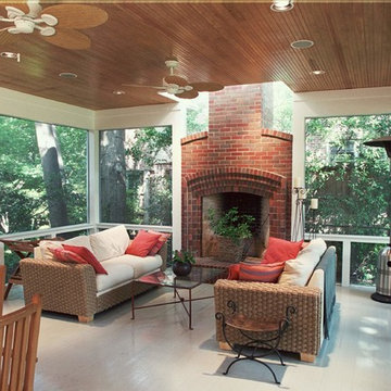 Screened Porch in Highland Park Texas
