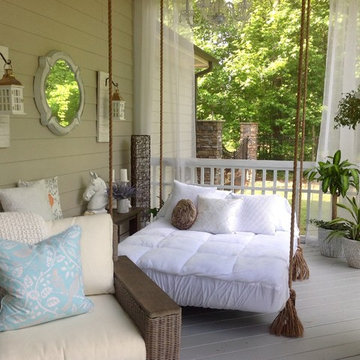 Screened Porch With Hanging Bed