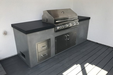 Smooth Finished Outdoor Kitchen