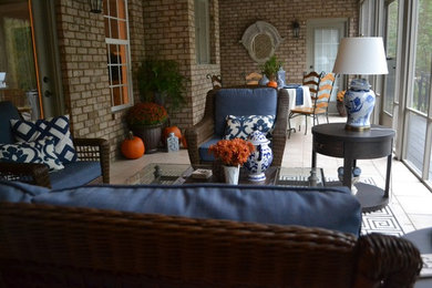 Southern Traditional Back Porch