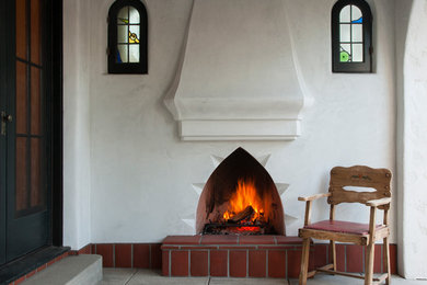 Spanish Revival Fireplace