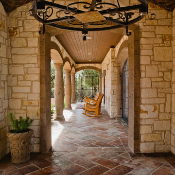 Spanish Style Home - Hill Country Hacienda
