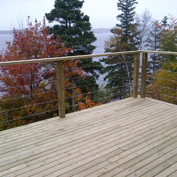 Stainless steel cable railing systems