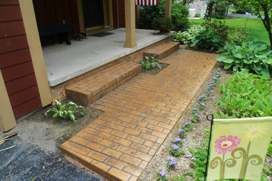 Stamped Concrete Patio Repair