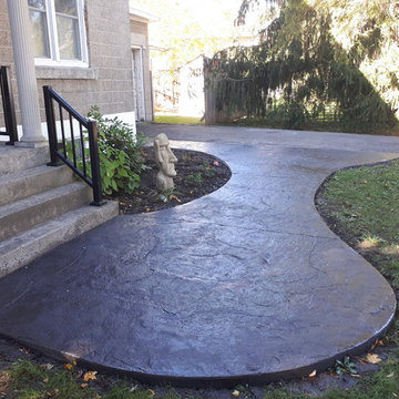 Stamped Concrete walkway
