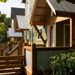 Inspiration for a modern porch remodel in Portland