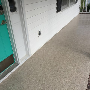 Stone-Like Front Porch
