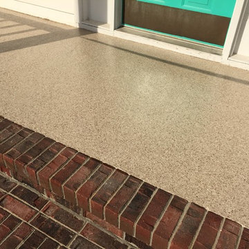 Stone-Like Front Porch