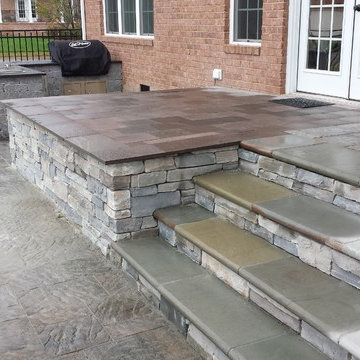 Stone Veneer Porch