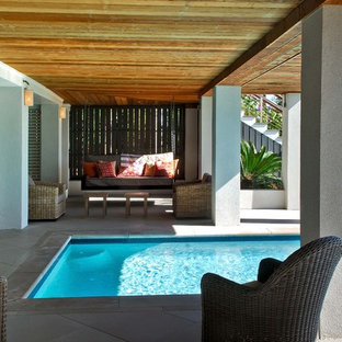 Eclectic porch idea in Charleston