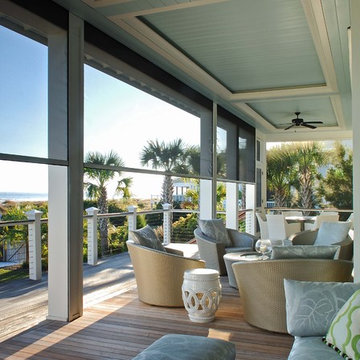 Sullivan's Island Pettigrew Street Porch with Adjustable Screens