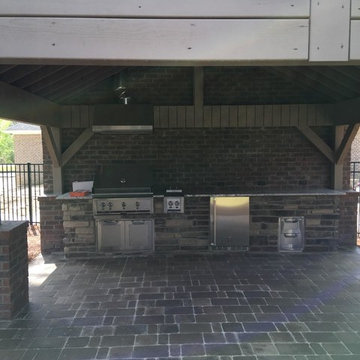 Sumter SC Detached Covered Patio With Outdoor Kitchen