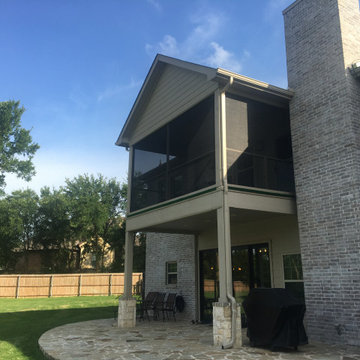 Sunnyvale TX Porch to Screened Porch Upgrade