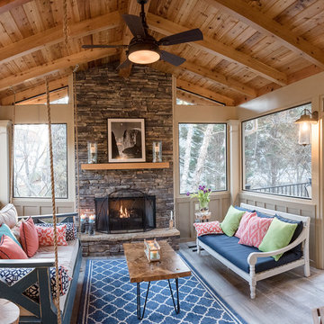 Suwanee, GA - Gable Roof Screen Porch