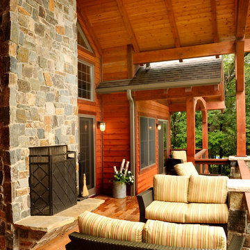 Timber Covered Porch