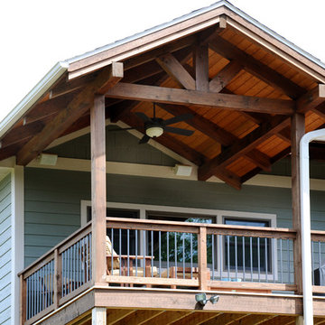 Timber Frame Covered Porch