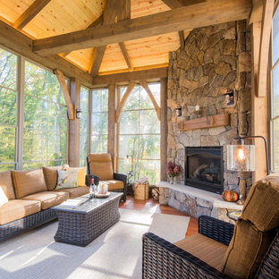 Timber Frame Screen Porch
