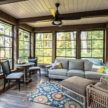 Timber Frame Screened Porch - Retirement Dream