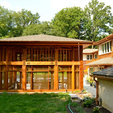 Timber Framed Screen Porch