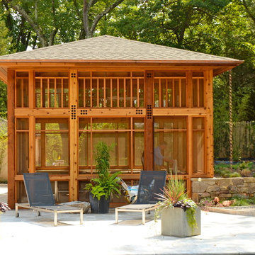 Timber Framed Screen Porch