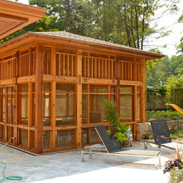 Timber Framed Screen Porch