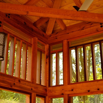 Timber Framed Screen Porch