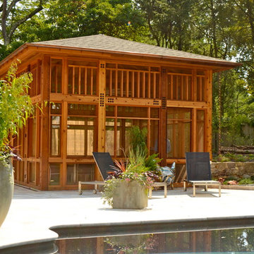 Timber Framed Screen Porch