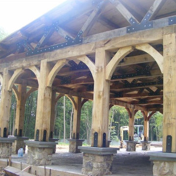 Timber Framed Structures, Arbors, Trellises, Pergolas, Trelisses in NYC, NJ, CT