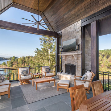 Traditional Lake Home
