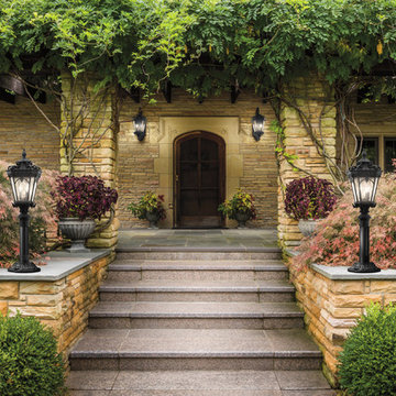 Traditional Post light and wall sconce