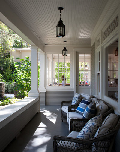 Traditional Porch by Fergus Garber Architects