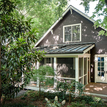Transitional Kitchen and Porch Renovation in Atlanta