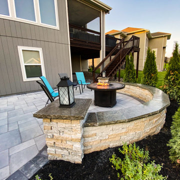 Triple P Project- Pavers, Pergola, and Fire Pit!