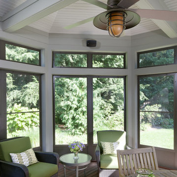 Tudor Addition Screened Porch